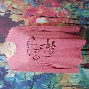 WISDOM GLITTER L/S T-SHIRT (NWOT)